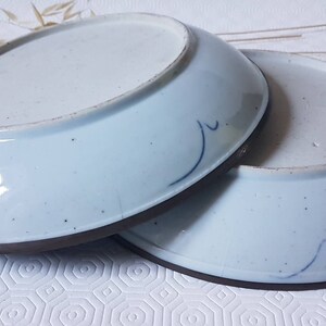 Vintage Plates set Porcelain Old China Asian Art Handcrafted Decor Blue Wall Decoration Home Interior Antiques Collectible flea market image 10