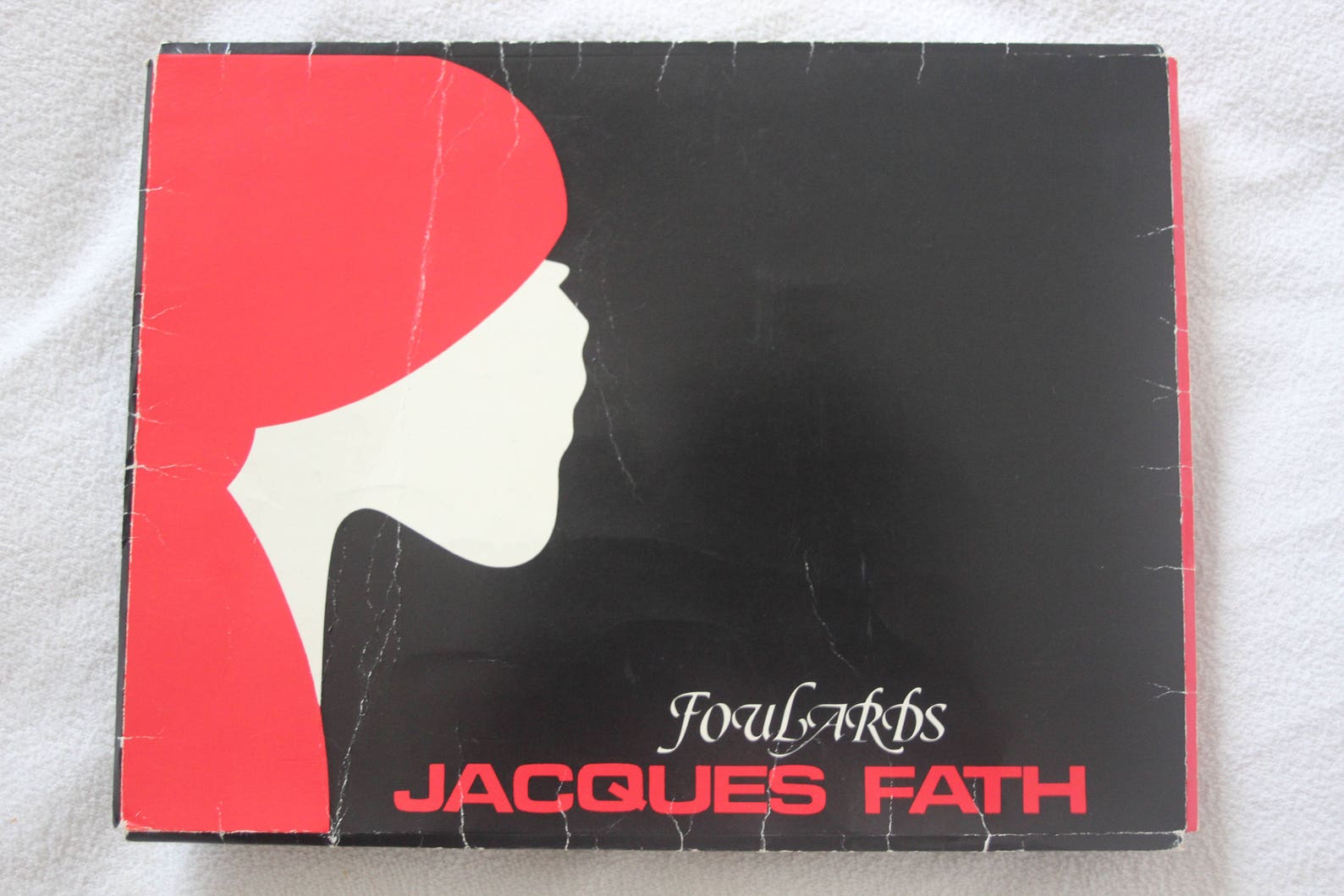 Sac à Main Vintage Jacques Fath - Cuir Noir, Porté épaule - Occasion, Marque De Luxe