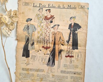 HH-6400 □送料込□ Le Petit Echo de la Mode 1912年 フランス