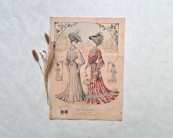 French Fashion Magazine of the 1900s - Etsy