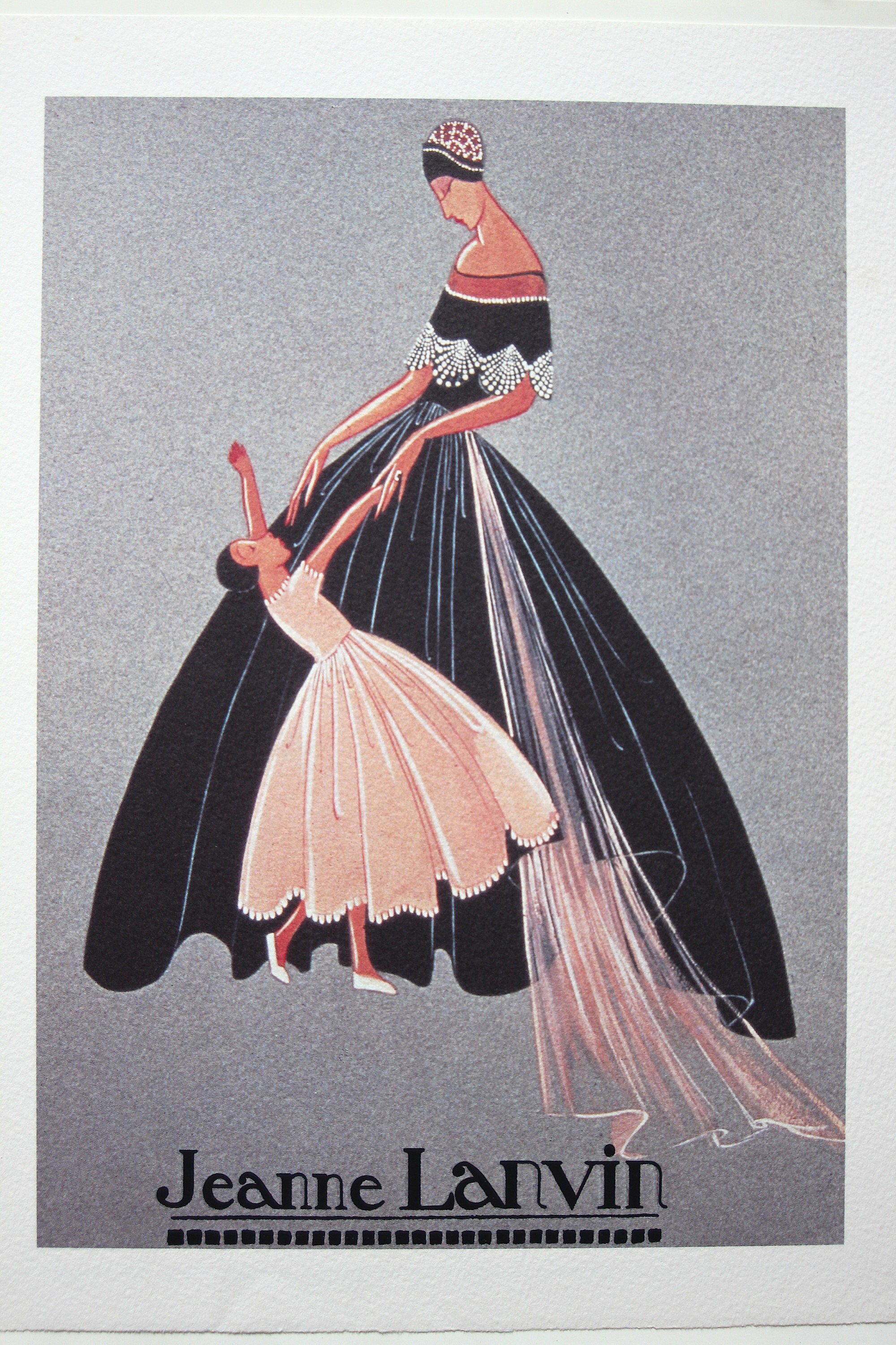 Bas Vintage Jeanne Lanvin Taille 1 - Occasion Très Bon état, Couleur Prelude