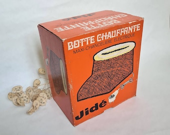 Beheizbare Vintage-Stiefel/Jidé-Maxistiefel/elektrischer Fußwärmer/Wärmflaschen-Hausschuhe/Winterliche Gemütlichkeit/Fußwärmer/Komfortaccessoire