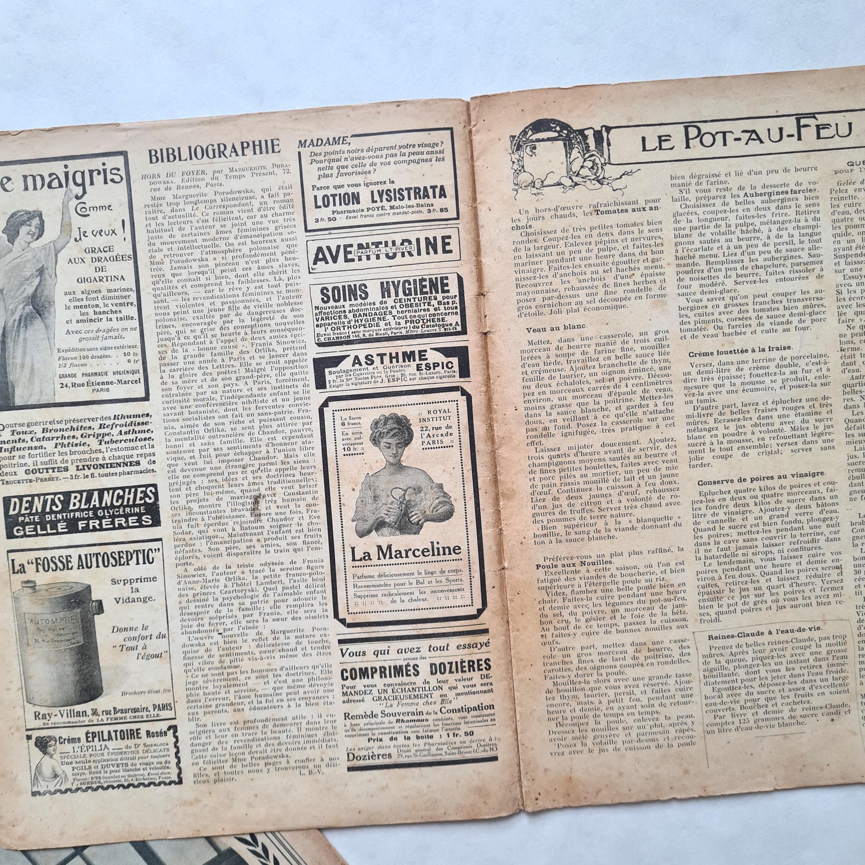 Vintage Newspaper 1900 