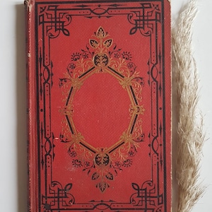 Vintage book &quot;The Angel of the House 1876 new edition C. Barbier moral library of youth editions Megard et Cie France old french flea market