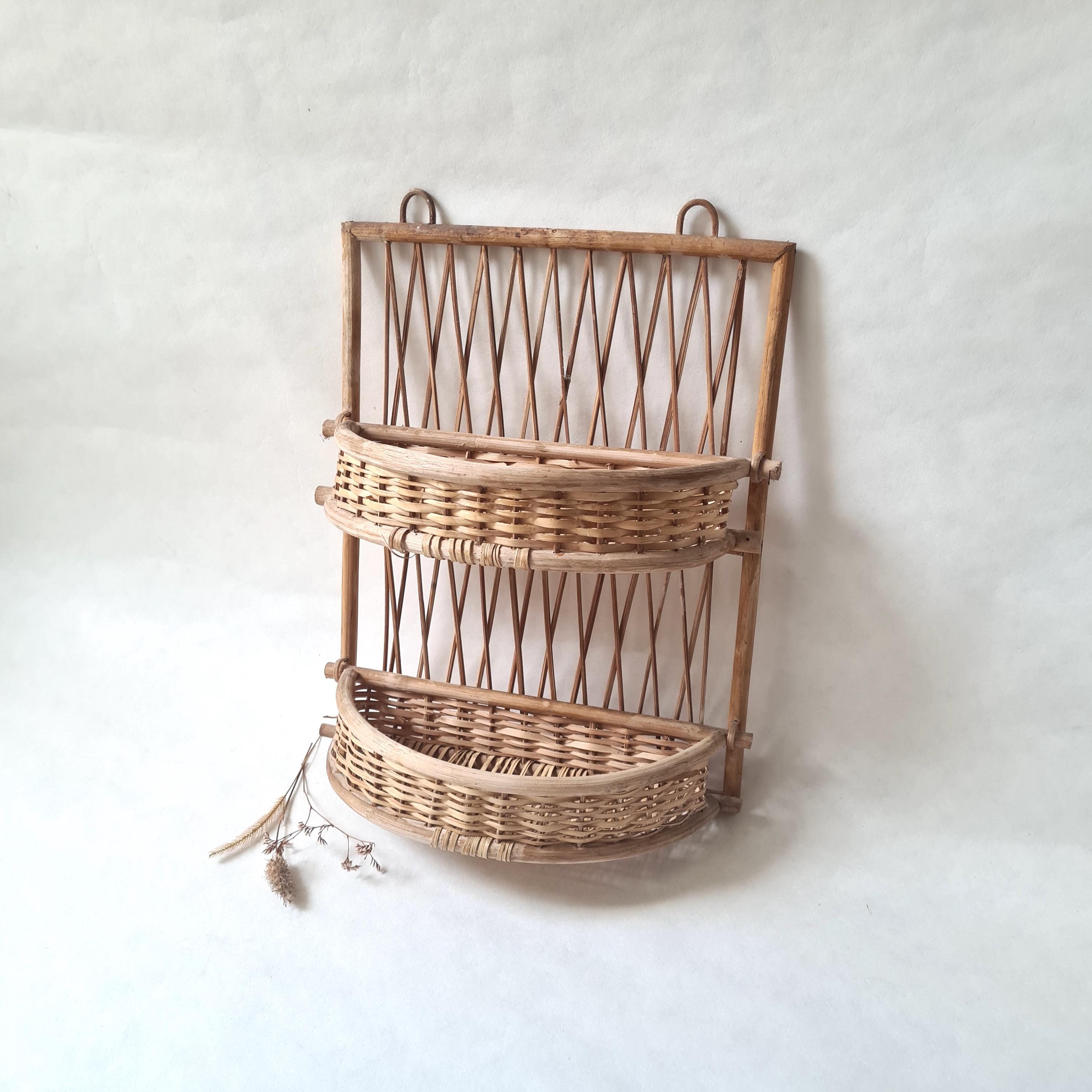 Rattan wall shelf - Etsy 日本
