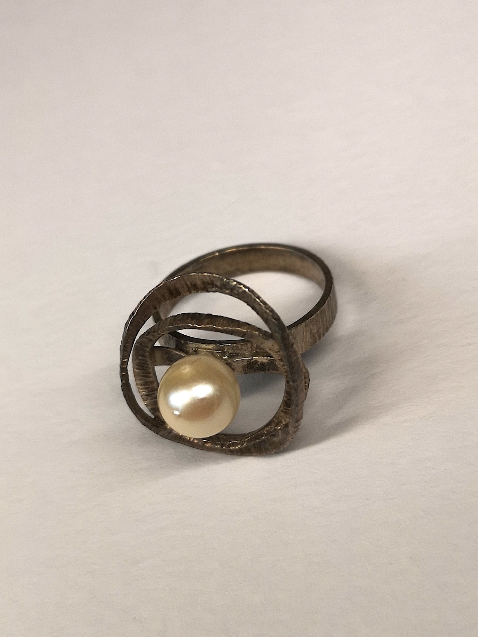 Bague Fantaisie Vintage émaillée – Taille 55