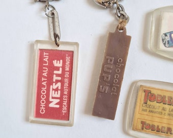 Ancien Porte Cle Chocorève Chocolat au Lait et a Croquer