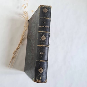 Vintage La Petite Revue old book 1891 literature XIX magazine French newspaper collection illustrated rare illustrations news journal France