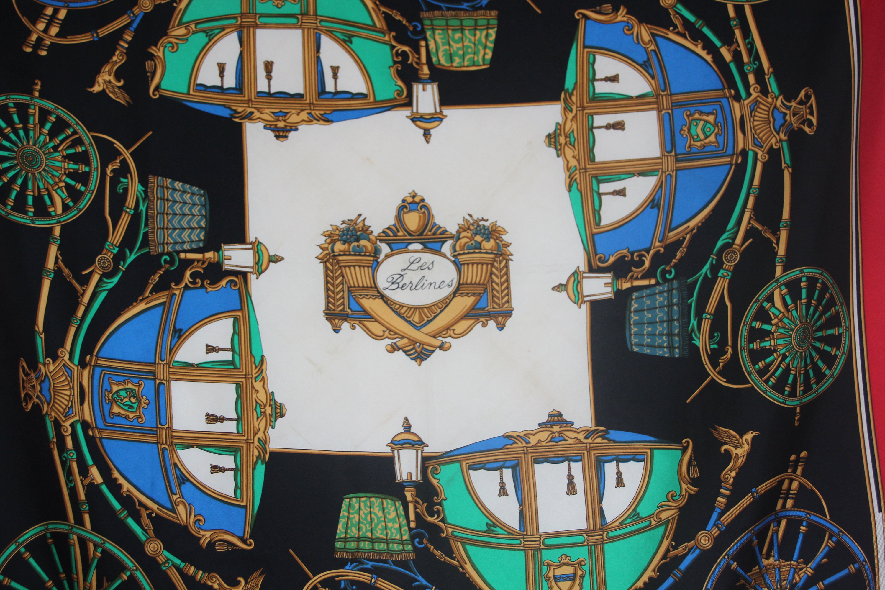 Vintage Scarf François De Reix France Silk Paris Shawl Accessories