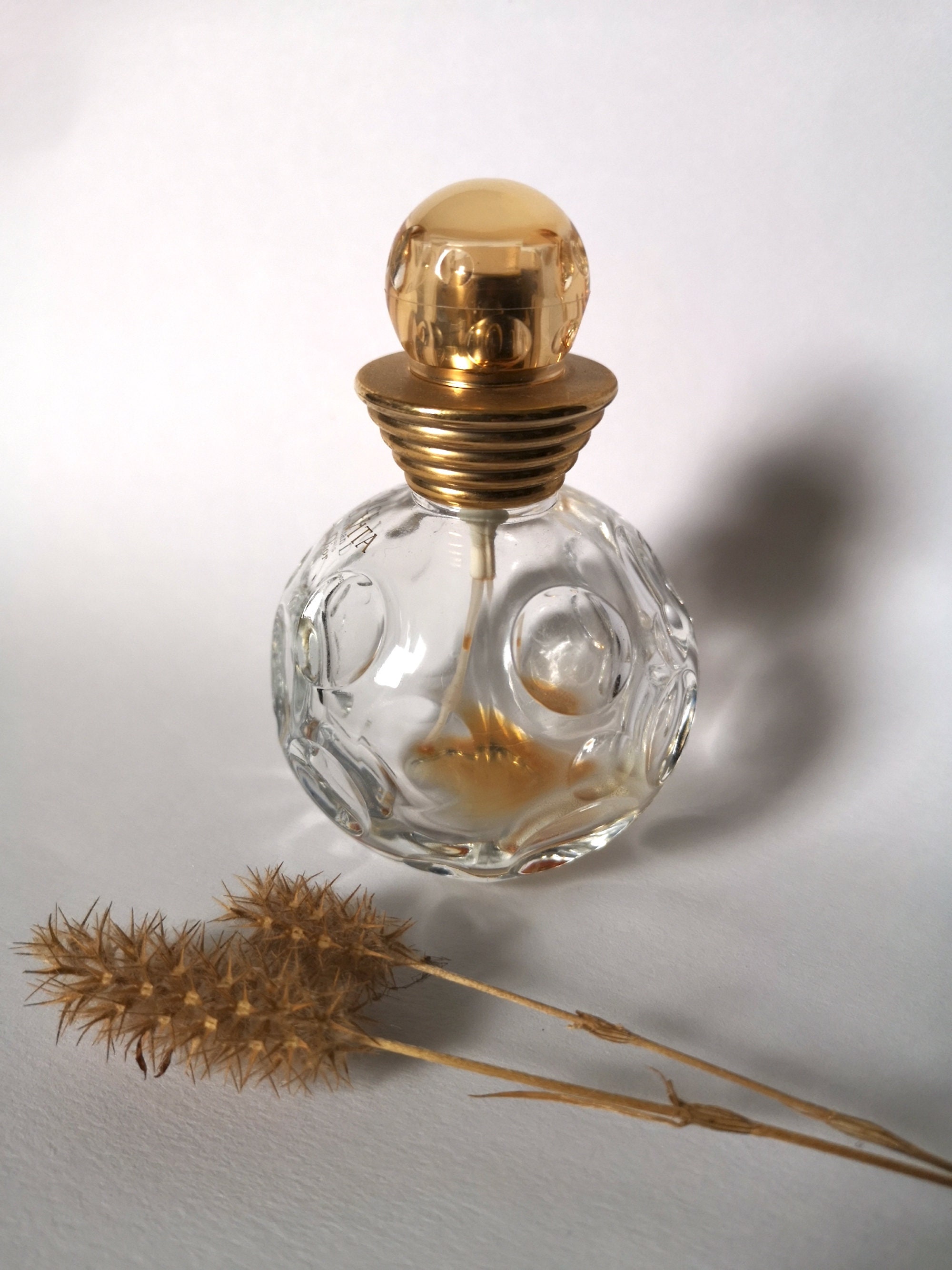 vintage ChristianDior 香水瓶ブローチ グリーン vintage ChristianDior 香水瓶ブローチ グリーン（Vintage