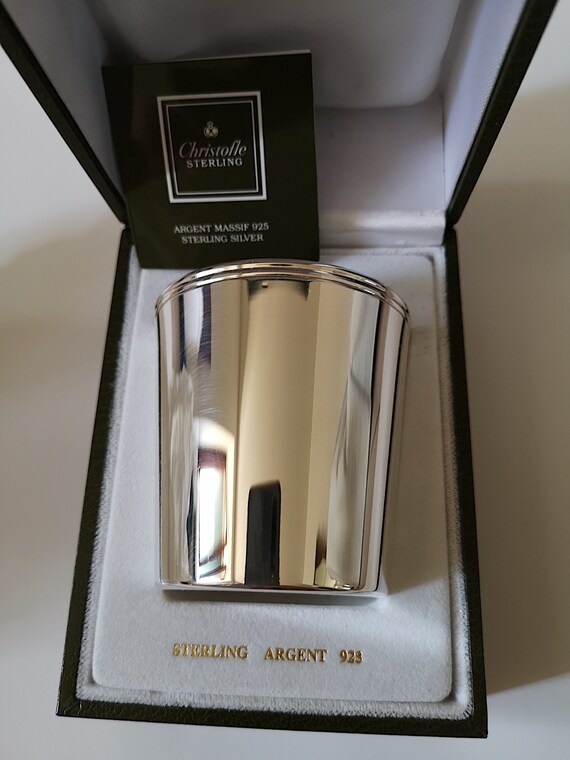 Timbale Christofle Malmaison - Argent Massif - Non Gravée - Fabriquée En France