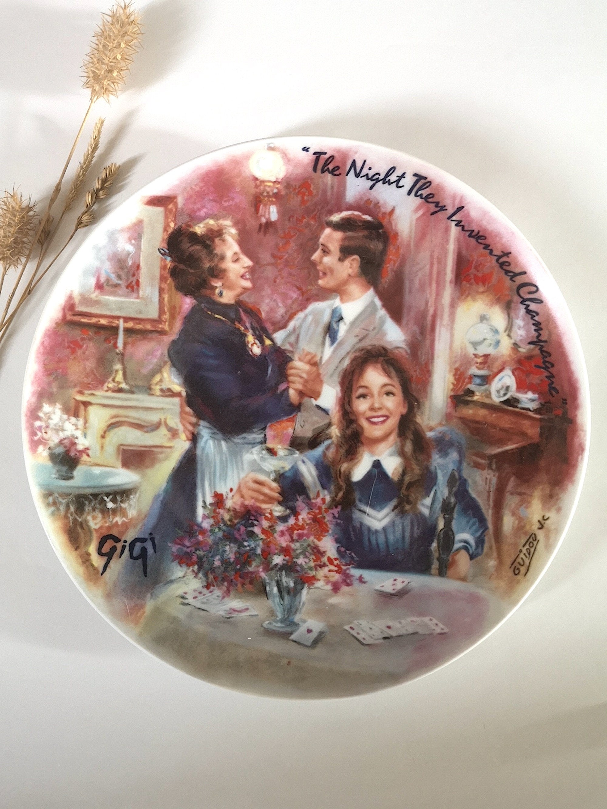 ヴィンテージ磁器皿/リモージュ、フランス/ジジ コレクション