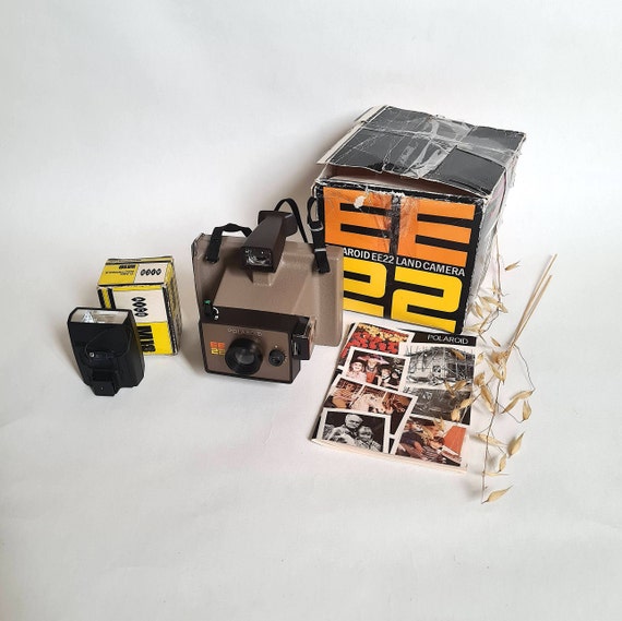 ヴィンテージ ポラロイド インスタントカメラ/古い EE22 フラッシュ