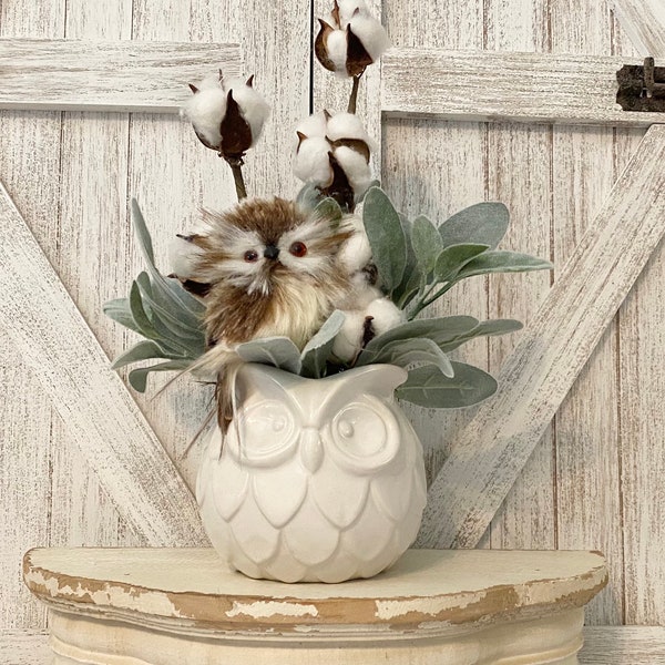 Owl Vase Etsy