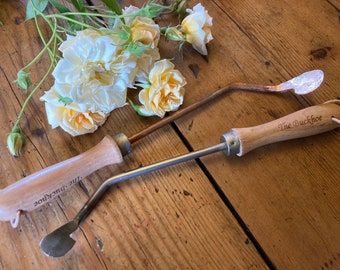 Copper version of the Buckhoe - a unique garden tool