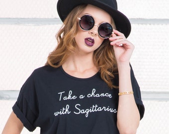 Sagittarius Tee /  Sagittarius Shirt / Sagittarius Top / Zodiac Tee / Sagittarius T Shirt / Zodiac T Shirt / Astrology Tee / Astrology Shirt