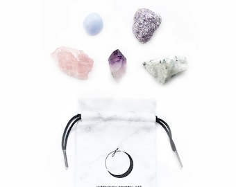 Soul Soother Crystal Set | Stress Relief Crystal Set | Stress Relief Crystals | Crystals For Anxiety | Crystals For Insomnia | Healing Stone