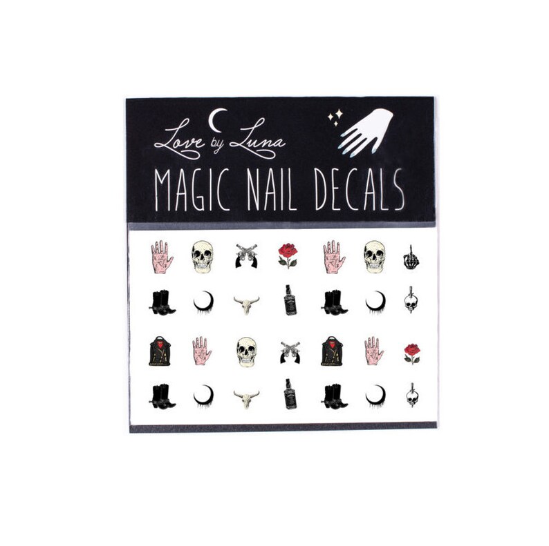 etsy nail decals