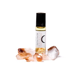 Energize + Citrine Gem Juice Rollerball / Organic Essential Oil ...