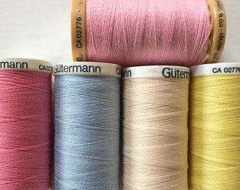 Gutermann sewing thread and quilters basting thread packs