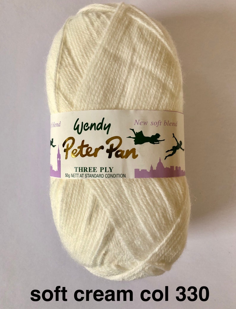 3 ply baby yarn for knitting and crochet Wendy's Peter Etsy