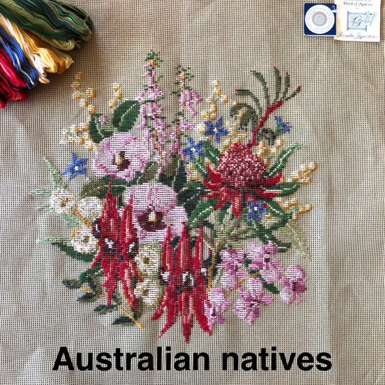 Madiera Trammed Tapestry Canvas Kits With Wools Included for Trammed