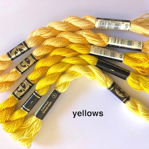 DMC Perle 3 cotton threads - packs of 5 skeins