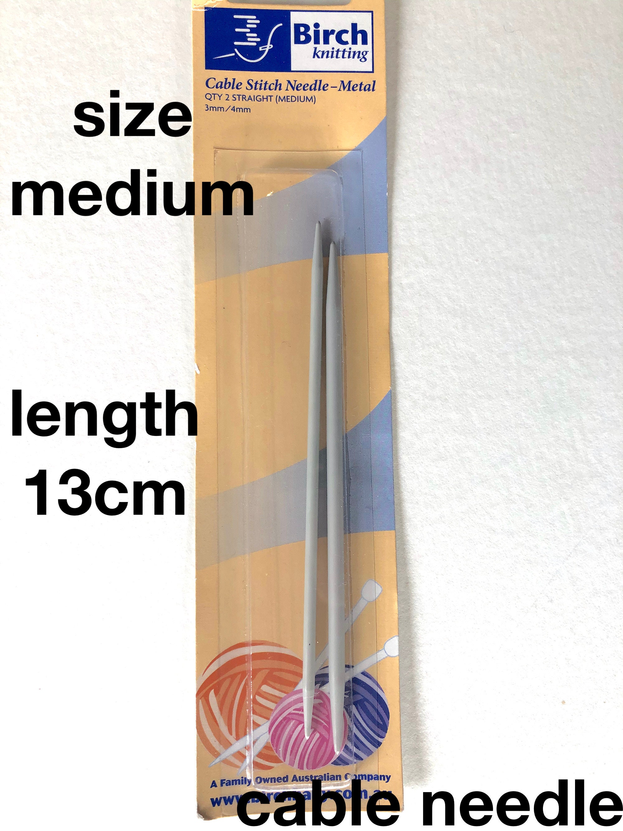 Metal Cable Needles Set Knitpro/ Black Knit Pin/ Knitting Notion