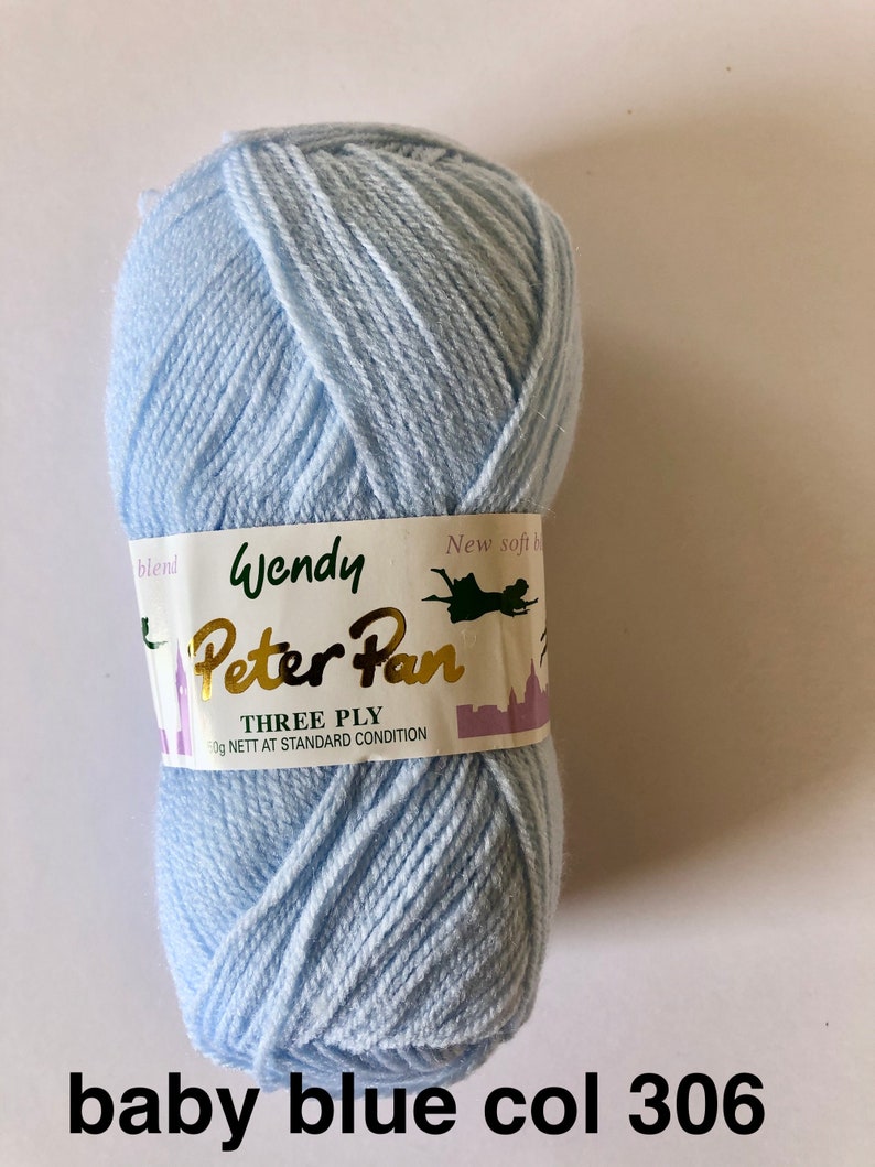 3 ply baby yarn for knitting and crochet Wendy's Peter Etsy