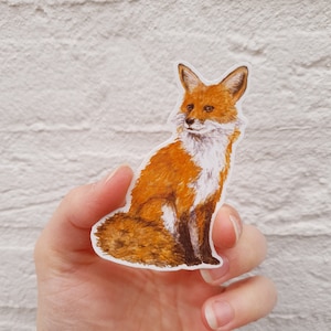 Der Waldjäger: Fuchs-Vinyl-Aufkleber