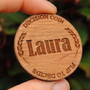 Wedding couples flip coin gift Personalized fun decision coin New parent decision flip coin New babies gift Custom coin Christmas Gift
