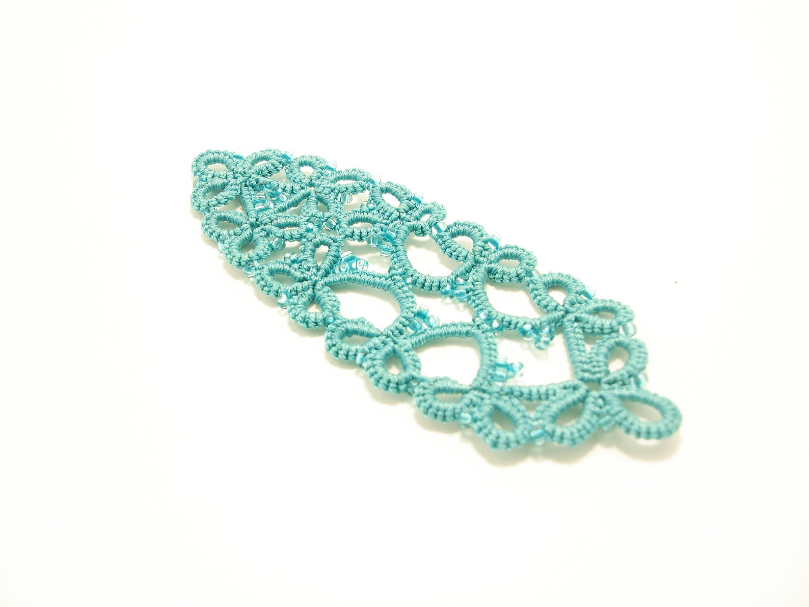 Tatting shuttle. PDF Pattern Long tatting earrings Sea Etsy