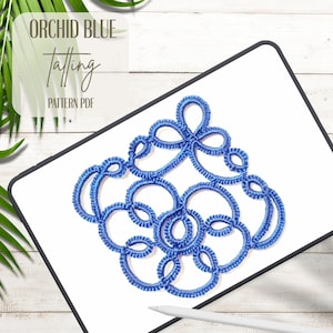Tatting Earrings Pattern PDF: Digital DIY Lace Pattern | Shuttle Tatting Tutorial | Instant Download