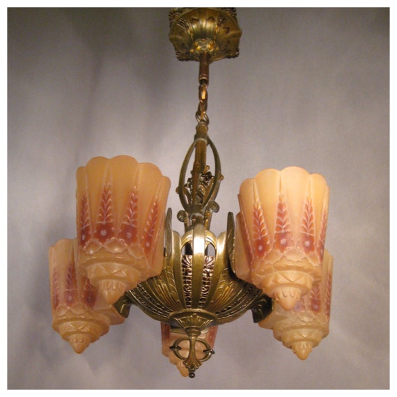 A3722 Antique Art Deco Hanging Ceiling Light Fixture A3722 Antique Art Deco Hanging Ceiling, Antique 1920 Ceiling Light Fixtures