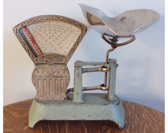 M6865 Vintage Cast Iron Scale Etsy