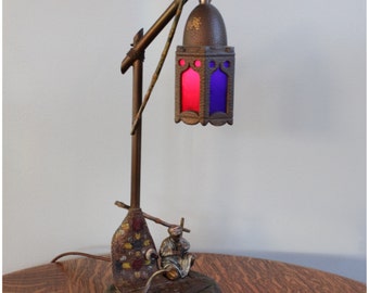 A6240 Antique Bedouin Arab Merchant Novelty Lamp