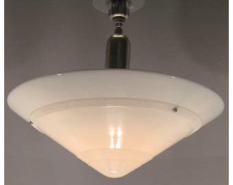 A7527 Vintage Circa 1920-30's Art Deco Bowl Light