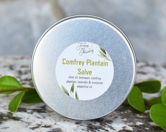 Comfry and Plantain Salve or Ointment