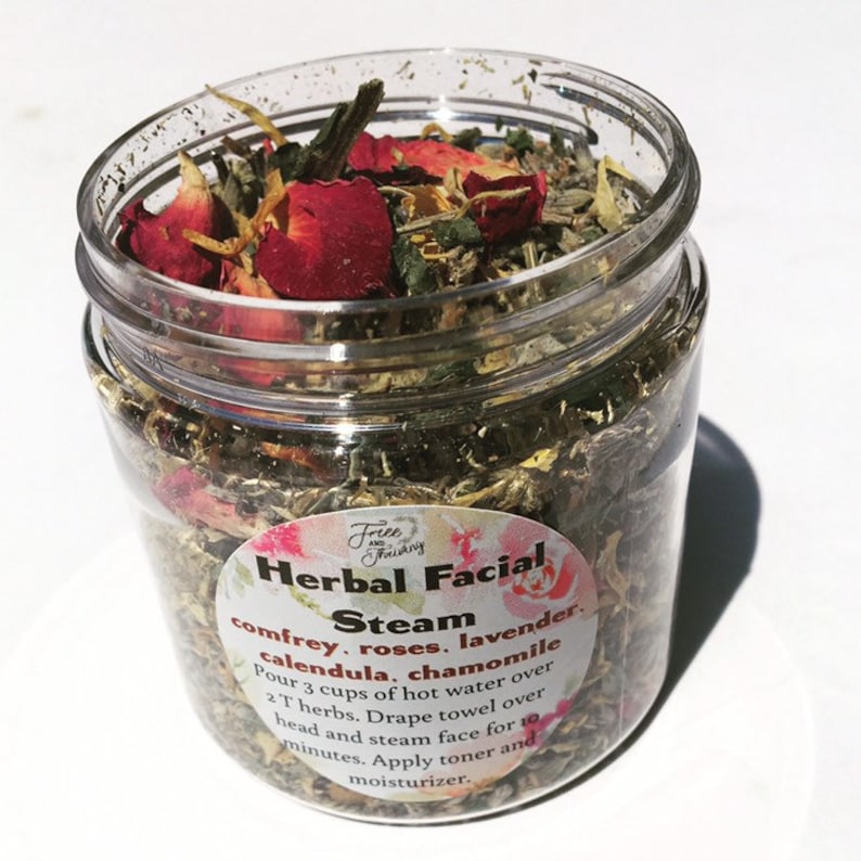 Herbal Facial Steam Natural Facial Care Face Steam Etsy