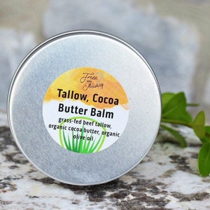 Grassfed Tallow Cocoa Butter Balm afbeelding 1