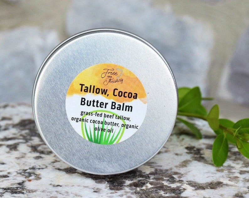 Grassfed Tallow Cocoa Butter Balm afbeelding 1
