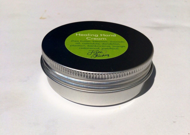 Healing Hand Cream, winter relief salve infused with healing herbs, for men and women image 4