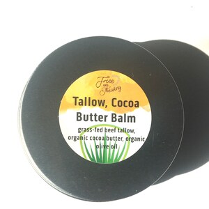 Grassfed Tallow Cocoa Butter Balm image 2