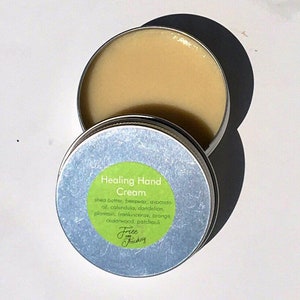 Healing Hand Cream, winter relief salve infused with healing herbs, for men and women afbeelding 2