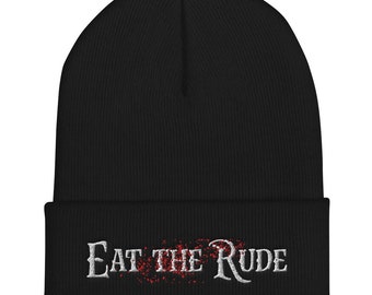 HUbGO Customized Mens Womens Winter Play Halloween Horror Movies Knit Hat Black