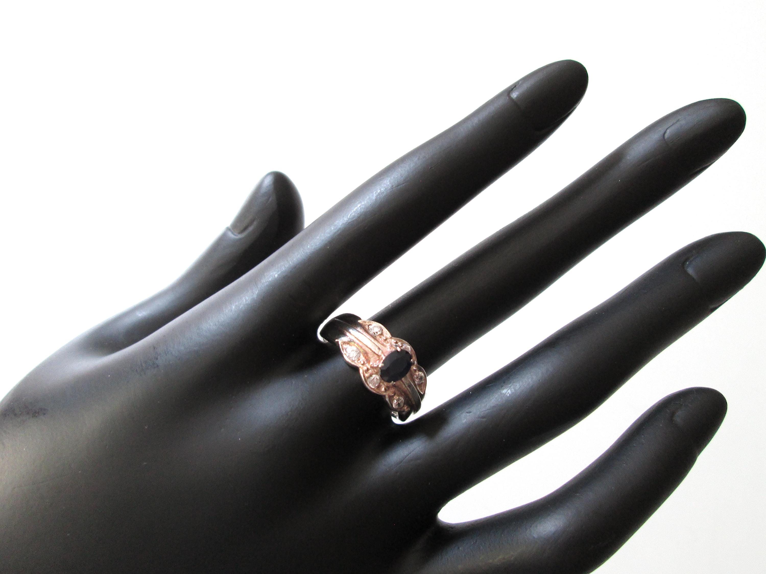 STERLING SILVER Criss Cross Sparkly CZ Ring Size K.5 5.5 Vintage 925  Stacking Boho Dainty Cute - Etsy Polska