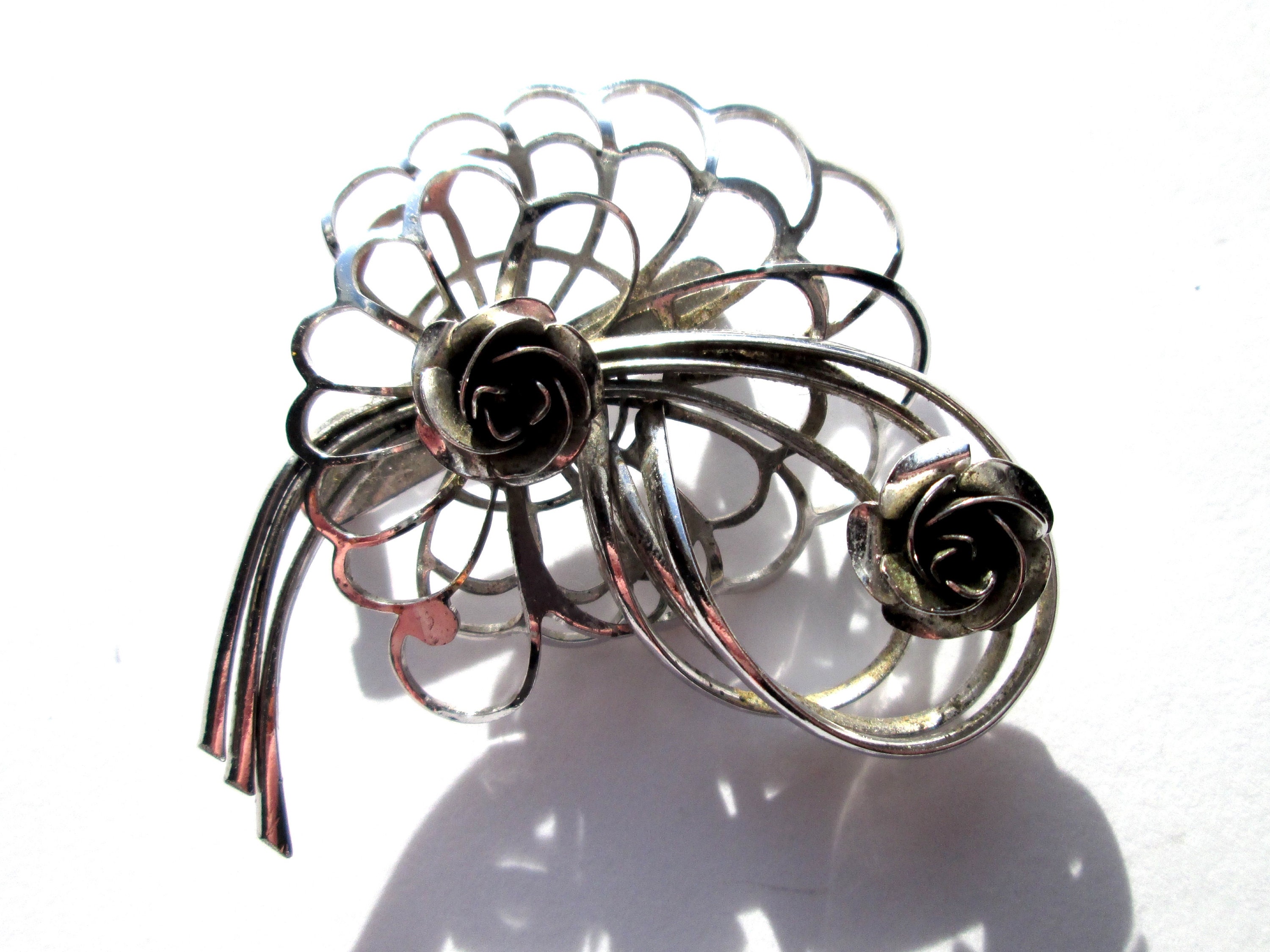 ヴィンテージ ブローチ サイン入り BOND BOYD スターリングシルバー