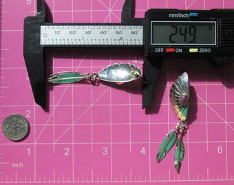 ゴージャスなヴィンテージダングルドロップイヤリング 925シルバー 6.3