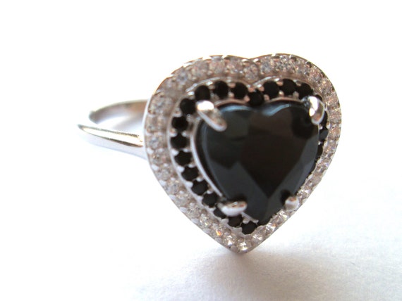 Adorable Vintage Statement Ring Sterling Silver S… - image 3