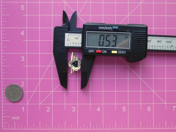 Adorable Vintage Statement Ring Sterling Silver S… - image 10